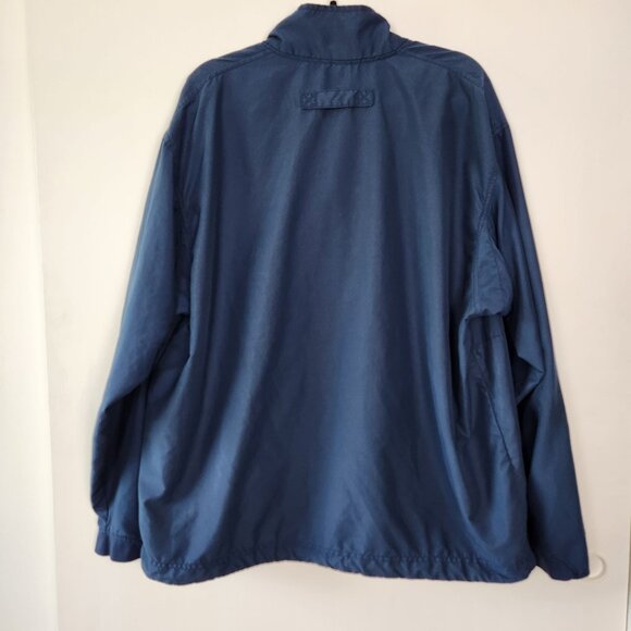 Duluth Trading Co Mens Blue Quarter Zip Lightweight Pullover Jacket XL 3 Pockets - Picture 7 of 7